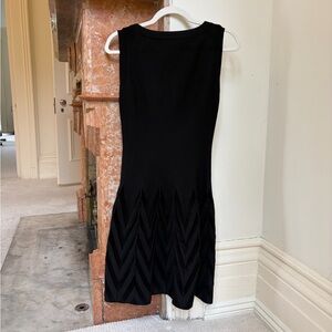 Alaia knit Black Chevron Dress 2021